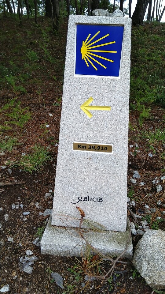 Waymarkers on the Camino