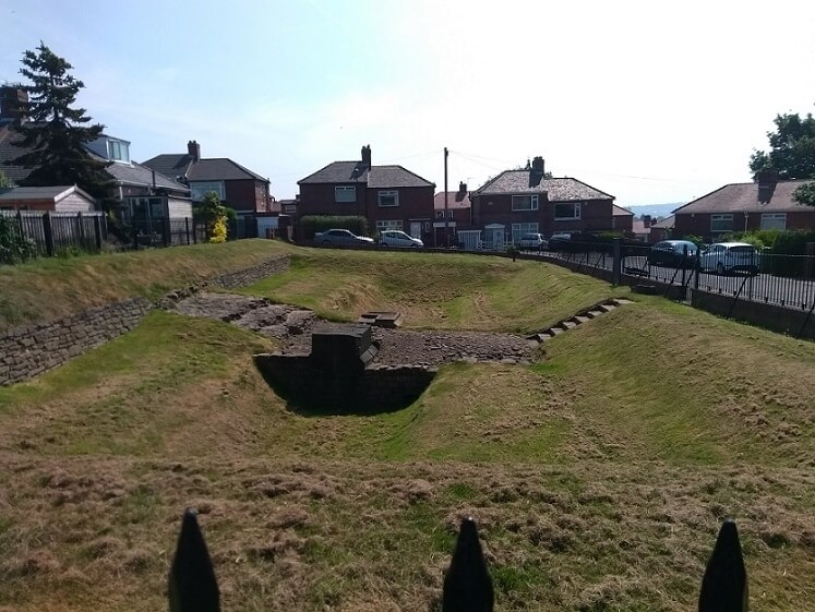 First roman ruin hadrains wall path