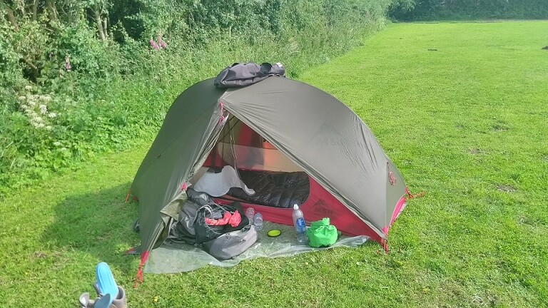 Hadrians wall tent MSR hubba NX