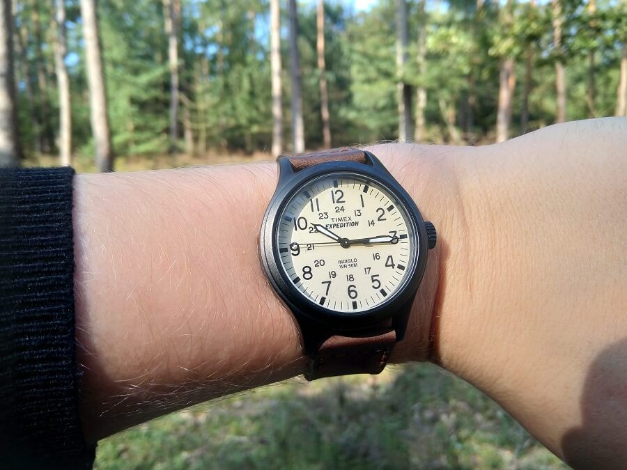 Timex expedition on the wrist