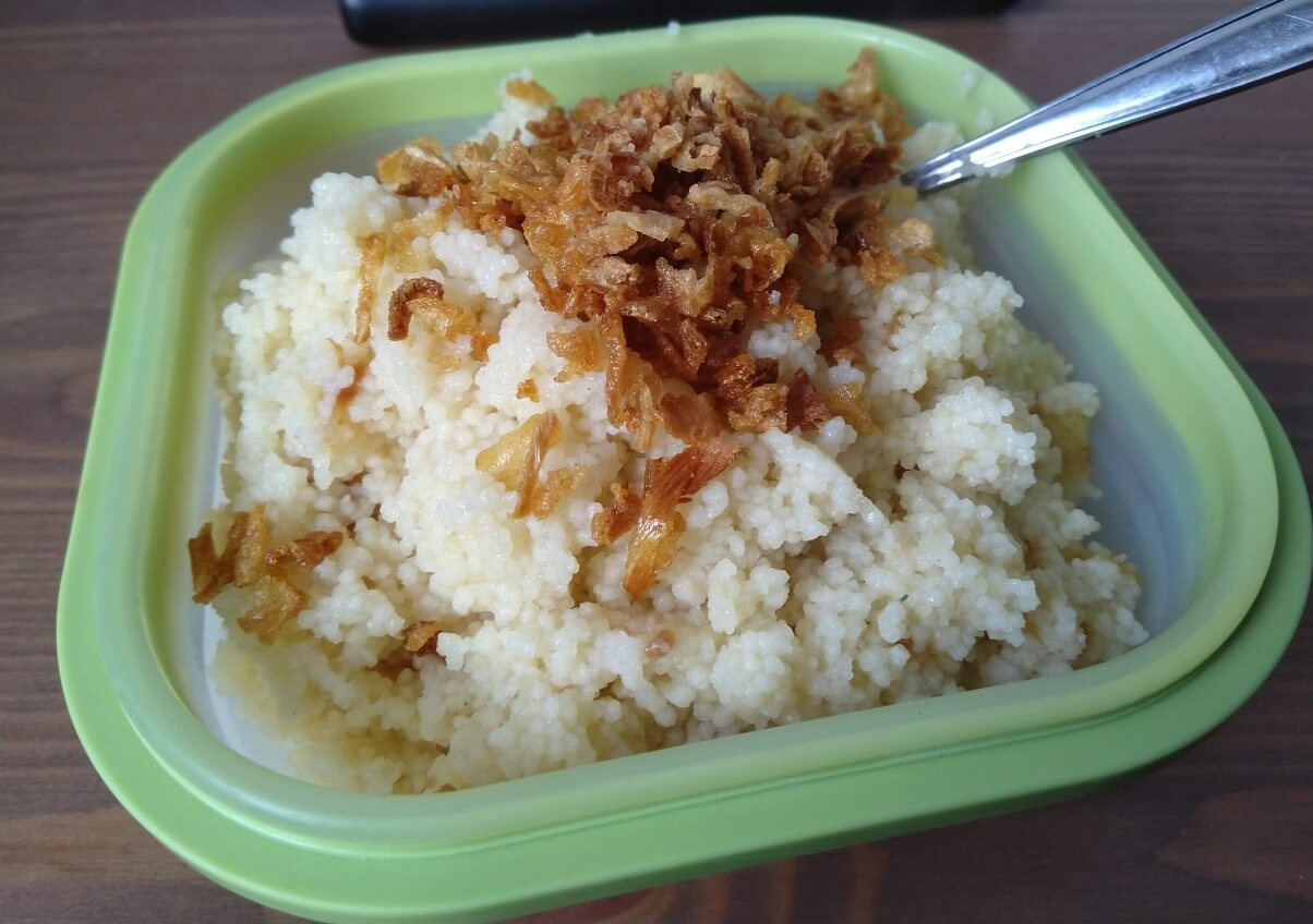 Trail Meal Fried Onion Couscous Hike for Purpose